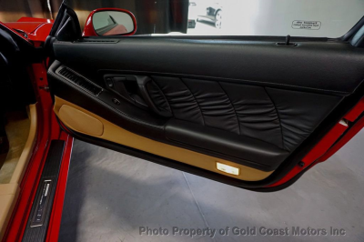 1998 Acura NSX in Formula Red over Tan