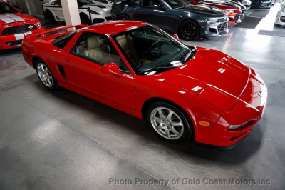 1998 Acura NSX in Formula Red over Tan