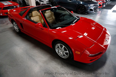 1998 Acura NSX in Formula Red over Tan