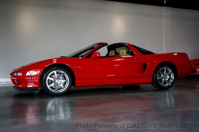 1998 Acura NSX in Formula Red over Tan