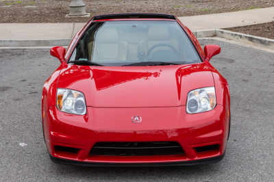 2002 Acura NSX in New Formula Red over Tan