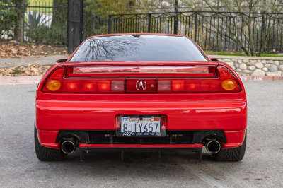 2002 Acura NSX in New Formula Red over Tan