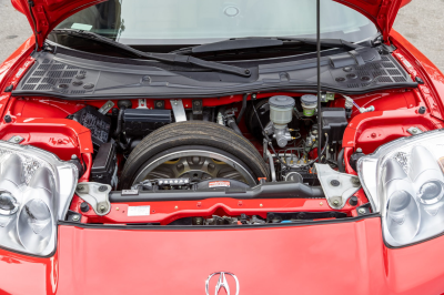 2002 Acura NSX in New Formula Red over Tan