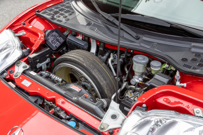 2002 Acura NSX in New Formula Red over Tan
