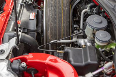 2002 Acura NSX in New Formula Red over Tan