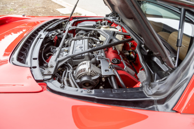 2002 Acura NSX in New Formula Red over Tan