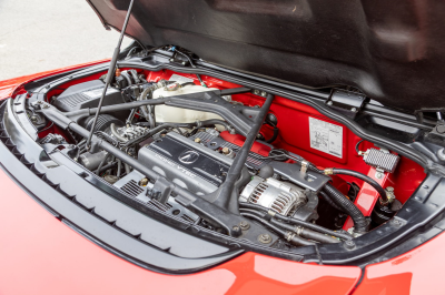 2002 Acura NSX in New Formula Red over Tan