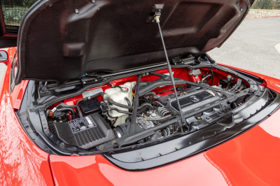 2002 Acura NSX in New Formula Red over Tan