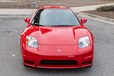 2002 Acura NSX in New Formula Red over Tan