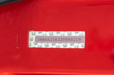 2002 Acura NSX in New Formula Red over Tan