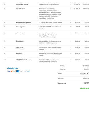 2002 Acura NSX in New Formula Red over Tan