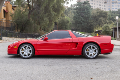 2002 Acura NSX in New Formula Red over Tan