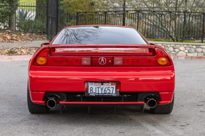 2002 Acura NSX in New Formula Red over Tan