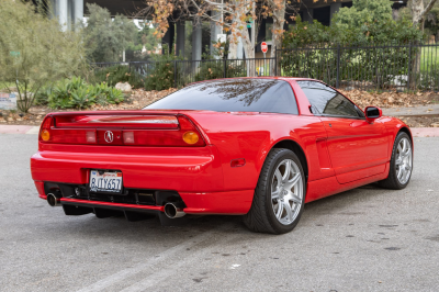2002 Acura NSX in New Formula Red over Tan