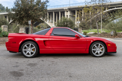 2002 Acura NSX in New Formula Red over Tan
