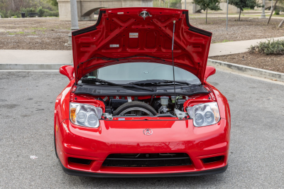 2002 Acura NSX in New Formula Red over Tan