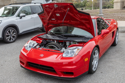 2002 Acura NSX in New Formula Red over Tan