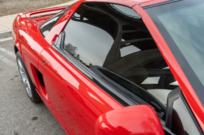 2002 Acura NSX in New Formula Red over Tan
