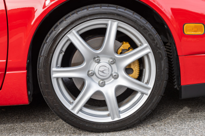 2002 Acura NSX in New Formula Red over Tan