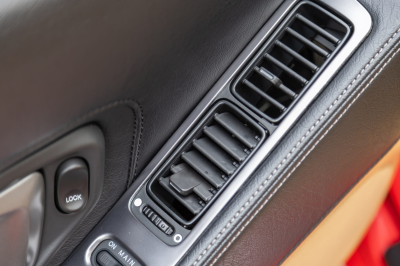 2002 Acura NSX in New Formula Red over Tan