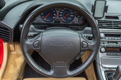 2002 Acura NSX in New Formula Red over Tan