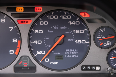 2002 Acura NSX in New Formula Red over Tan