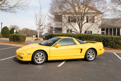 1997 Acura NSX in Spa Yellow over Black