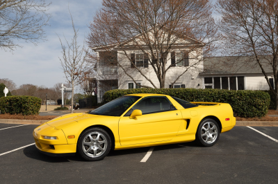 1997 Acura NSX in Spa Yellow over Black