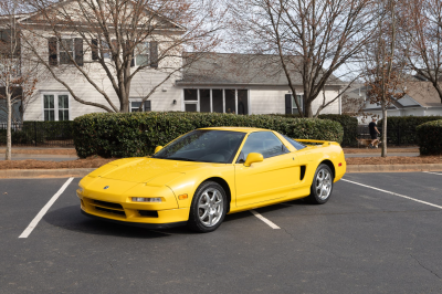 1997 Acura NSX in Spa Yellow over Black