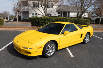 1997 Acura NSX in Spa Yellow over Black