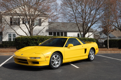 1997 Acura NSX in Spa Yellow over Black