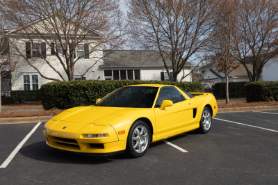 1997 Acura NSX in Spa Yellow over Black