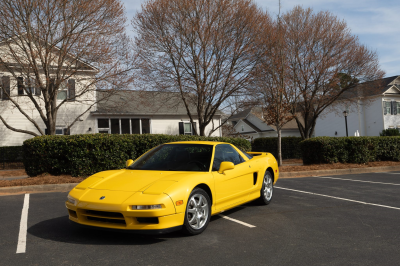 1997 Acura NSX in Spa Yellow over Black