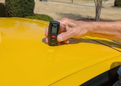 1997 Acura NSX in Spa Yellow over Black