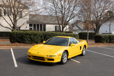 1997 Acura NSX in Spa Yellow over Black