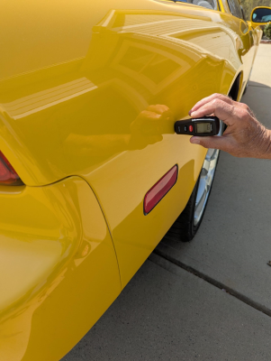 1997 Acura NSX in Spa Yellow over Black