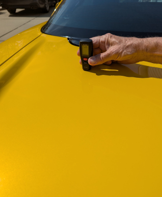 1997 Acura NSX in Spa Yellow over Black