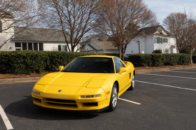 1997 Acura NSX in Spa Yellow over Black
