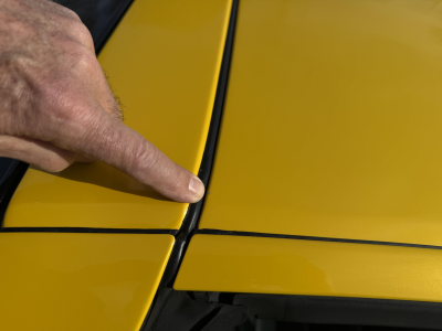 1997 Acura NSX in Spa Yellow over Black