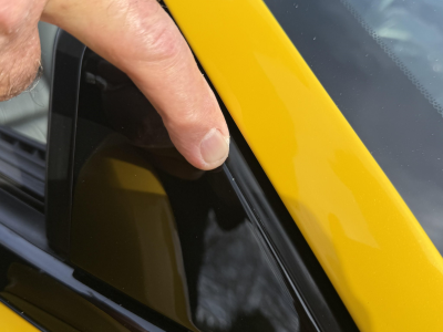 1997 Acura NSX in Spa Yellow over Black