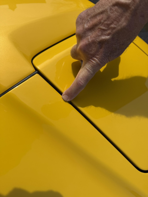 1997 Acura NSX in Spa Yellow over Black