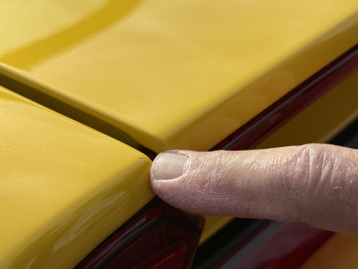 1997 Acura NSX in Spa Yellow over Black
