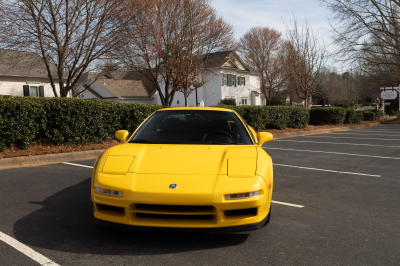 1997 Acura NSX in Spa Yellow over Black