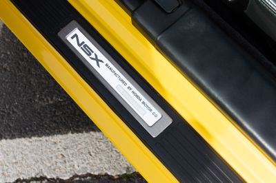 1997 Acura NSX in Spa Yellow over Black
