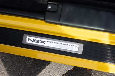 1997 Acura NSX in Spa Yellow over Black