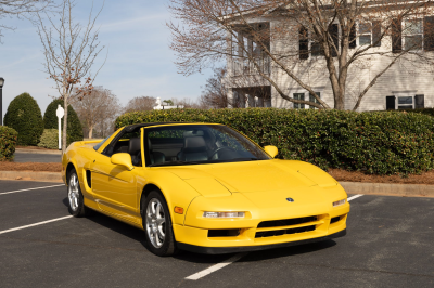 1997 Acura NSX in Spa Yellow over Black