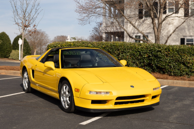 1997 Acura NSX in Spa Yellow over Black