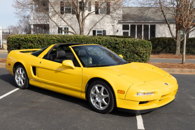 1997 Acura NSX in Spa Yellow over Black
