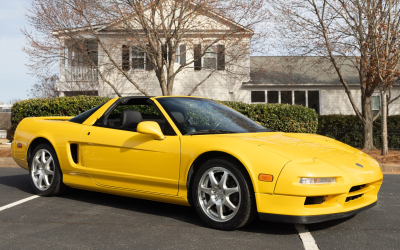 1997 Acura NSX in Spa Yellow over Black