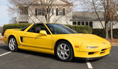 1997 Acura NSX in Spa Yellow over Black
